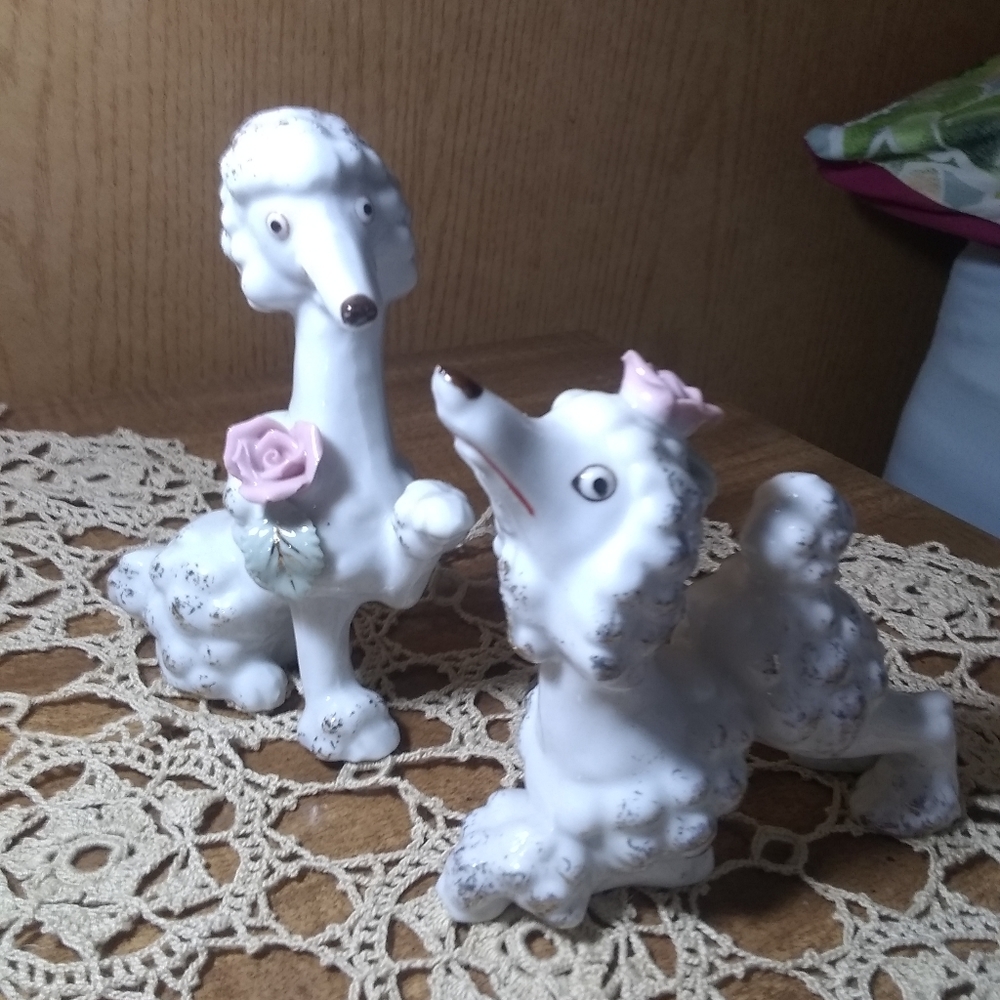 Porcelain poodles
